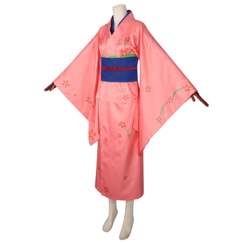 Ženski kimono cosplay komplet, Hengda, poliester tkanina, sadržaj poliester 50-70%, zima 2024, nježan stil, svježe-sladak stil