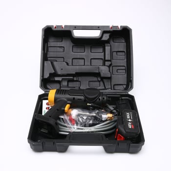 Mașină portabilă de spălat autos cu baterie de li-tiu, fără fir, 21V, 300W, capacitate apă 5L, presiune 231 kPa