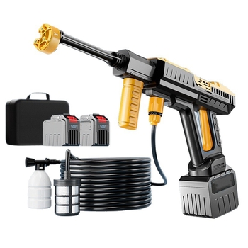 Mașină de spălat auto wireless – dispozitiv portabil de înaltă presiune cu baterie litiu, 21V, 170W, 30 bar, 210 L/h