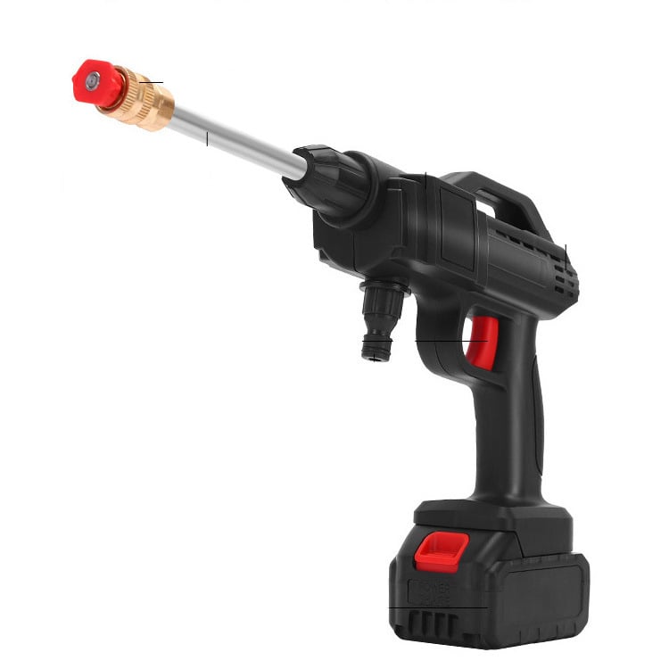 Pistol de spălat auto wireless cu baterie litiu, pistol de apă portabil, capacitate 5L, 21V, 300W, debit 1,6 L/min