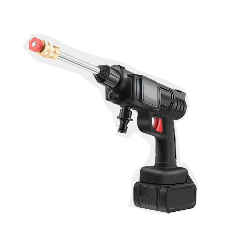 Pistol de spălat auto wireless cu baterie litiu, pistol de apă portabil, capacitate 5L, 21V, 300W, debit 1,6 L/min