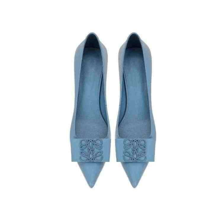 L612-2 Cipele s visokim petom, okrugli vrh, tanak potpetica, visina potpetice 3–6 cm, gornji materijal Super Fiber, đon od gume