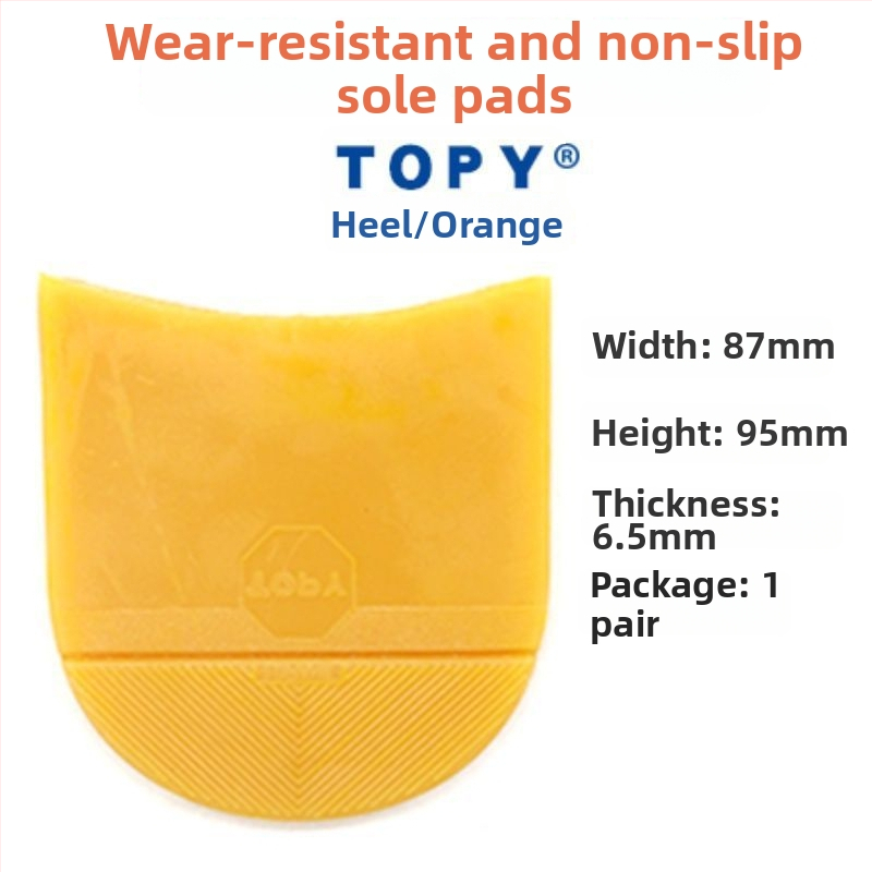 Protiskluzová vložka pre prednú časť vysokých topánok, dreveného materiálu, odolná voči opotrebeniu, tichá