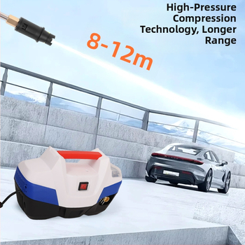 Vysokotlaká pumpa na umývanie auta, 220 V, 2400 W, motorový pohon, kov-plastová konštrukcia, 9 kg