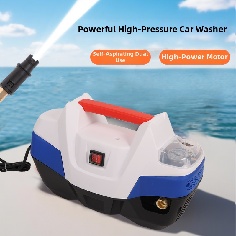 Vysokotlaká pumpa na umývanie auta, 220 V, 2400 W, motorový pohon, kov-plastová konštrukcia, 9 kg