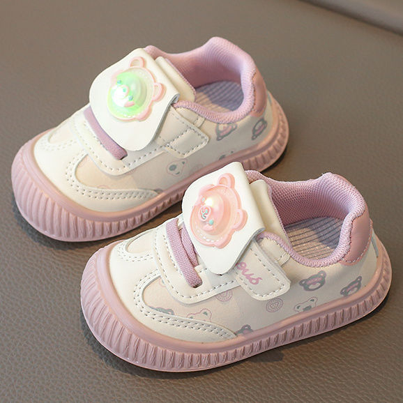 Cipele za mališane 1–3 godine, gornji dio od umjetne kože, PVC đon, karikatura uzorak