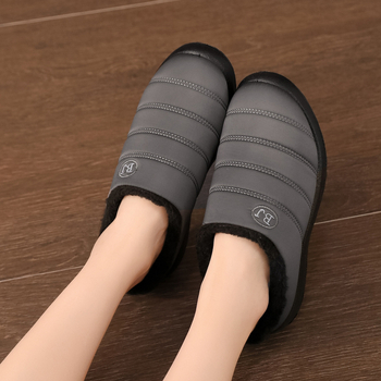 Pamučne papuče za odrasle – slip-on, protuklizna potplata, topla podstava, lagana kompozitna potplata