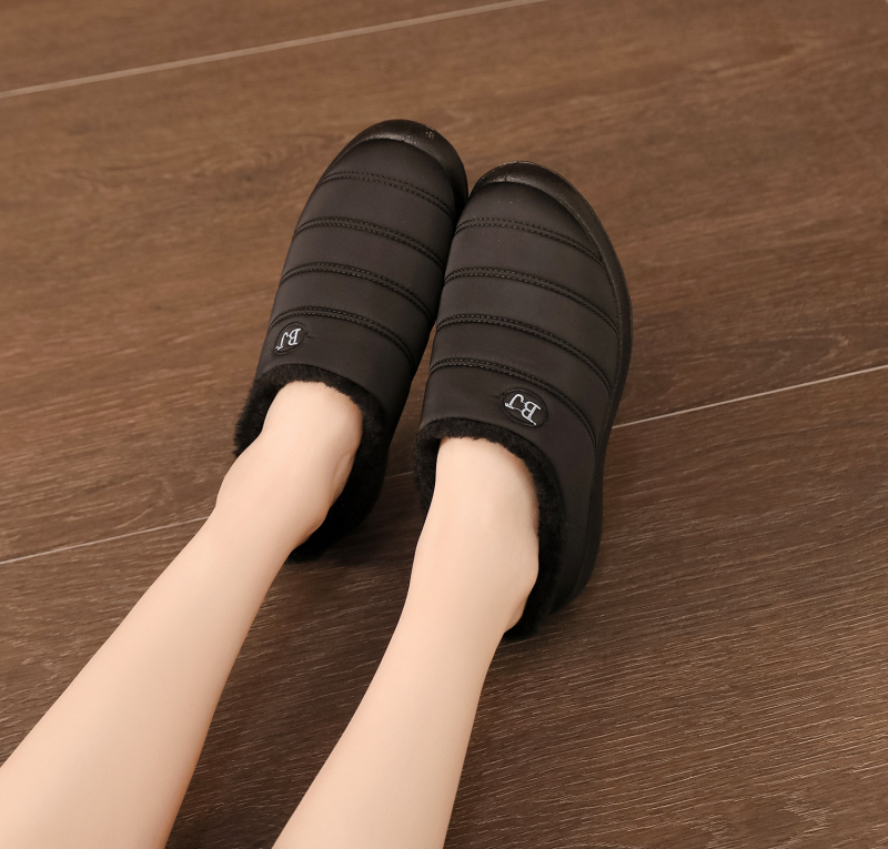 Pamučne papuče za odrasle – slip-on, protuklizna potplata, topla podstava, lagana kompozitna potplata