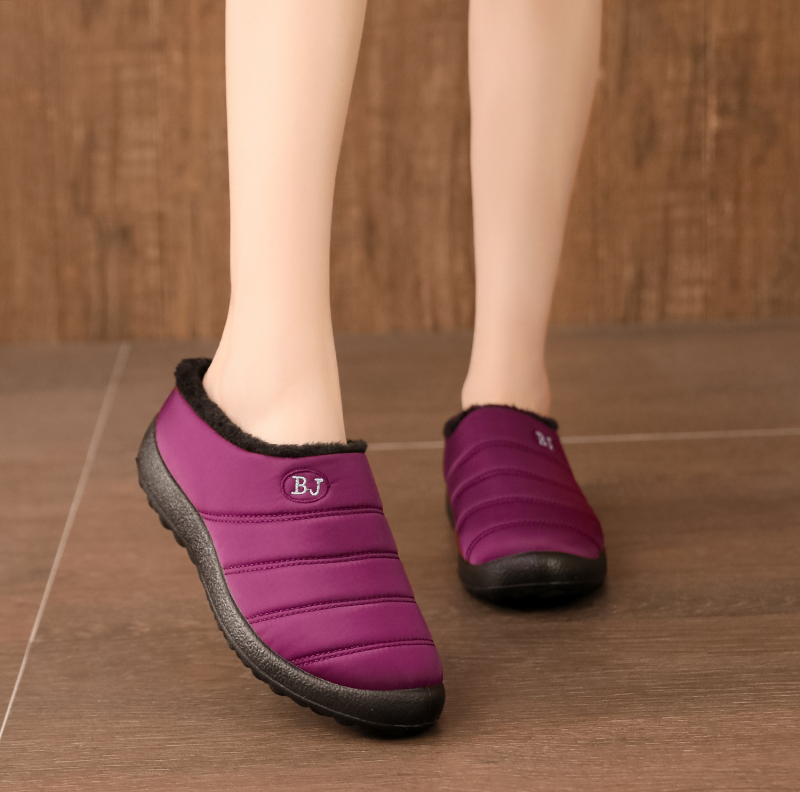 Pamučne papuče za odrasle – slip-on, protuklizna potplata, topla podstava, lagana kompozitna potplata