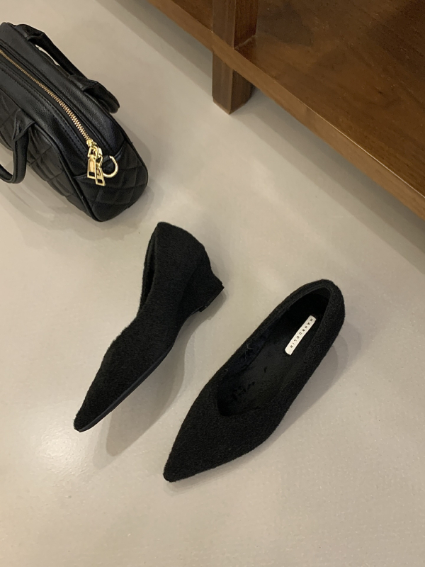 Mary Jane loaferi s oštrim vrhom, visina pete 6–8 cm, euro-američki stil, za ljeto