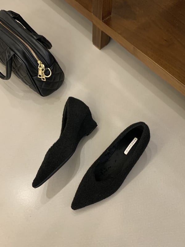 Mary Jane loaferi s oštrim vrhom, visina pete 6–8 cm, euro-američki stil, za ljeto