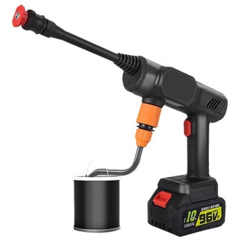 Joy — bežični prijenosni vodeni pištolj za pranje auta i zalijevanje vrta; litijeva baterija, visoka snaga, bežično korištenje