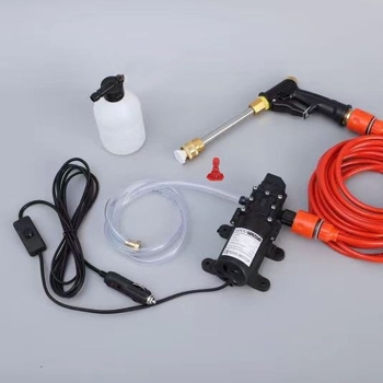 Pompa portabilă pentru spălarea mașinii, 12V, alimentare la bord, presiune 0,85, debit 5,5 L/min