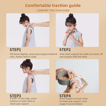 Dječji podizač vrata i korektor držanja, model H09C, Conishen, materijali: PC + silikon gel + hardver, za vrat, garancija 1 godina