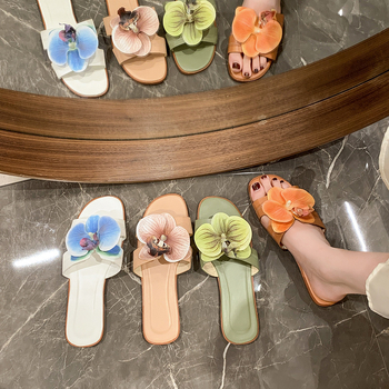 Ženske slip-on sandale – PU gornji dio, gumena potplata, lagane, protuklizne, proljeće 2024