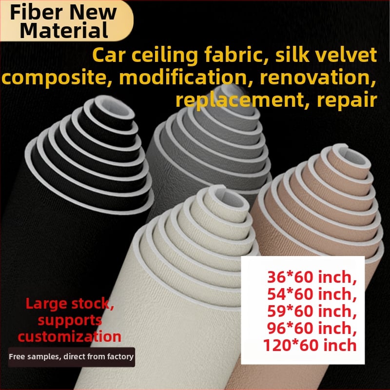 Ύφασμα οροφής αυτοκινήτου από Mercerized velvet; απλό στυλ; μάρκα Xianrui New Materials