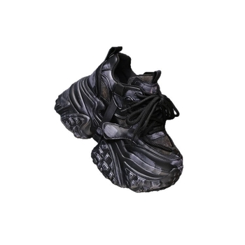 Ženske dad shoes s povećanjem visine od 10 cm, flis podstava, prozračne, lagane casual tenisice