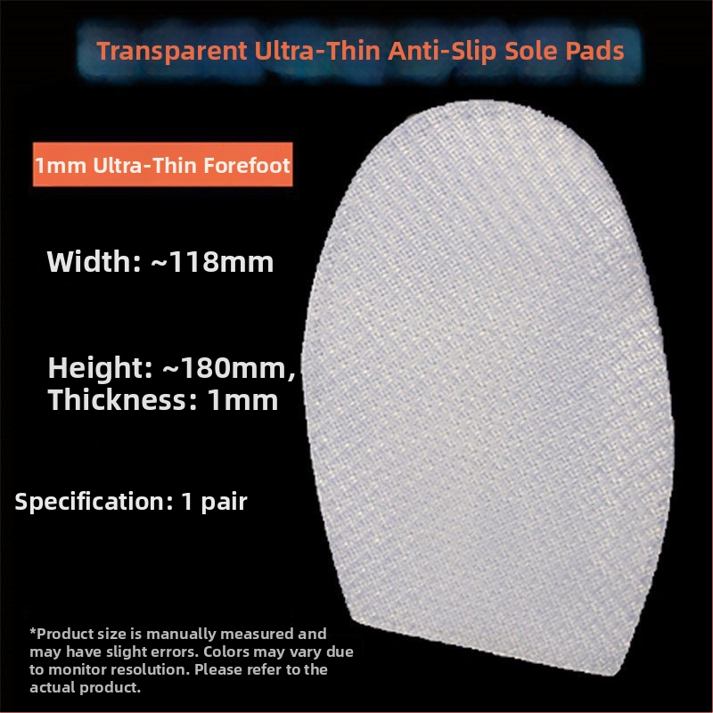 Podoševné nálepky na topánky: priehľadné kaučukové lepenky pre prednú a zadnú podrážku, odolné voči opotrebeniu a tlmenie hluku; Značka Unique; Materiál Drevo; Štýl Iné; Model Iný