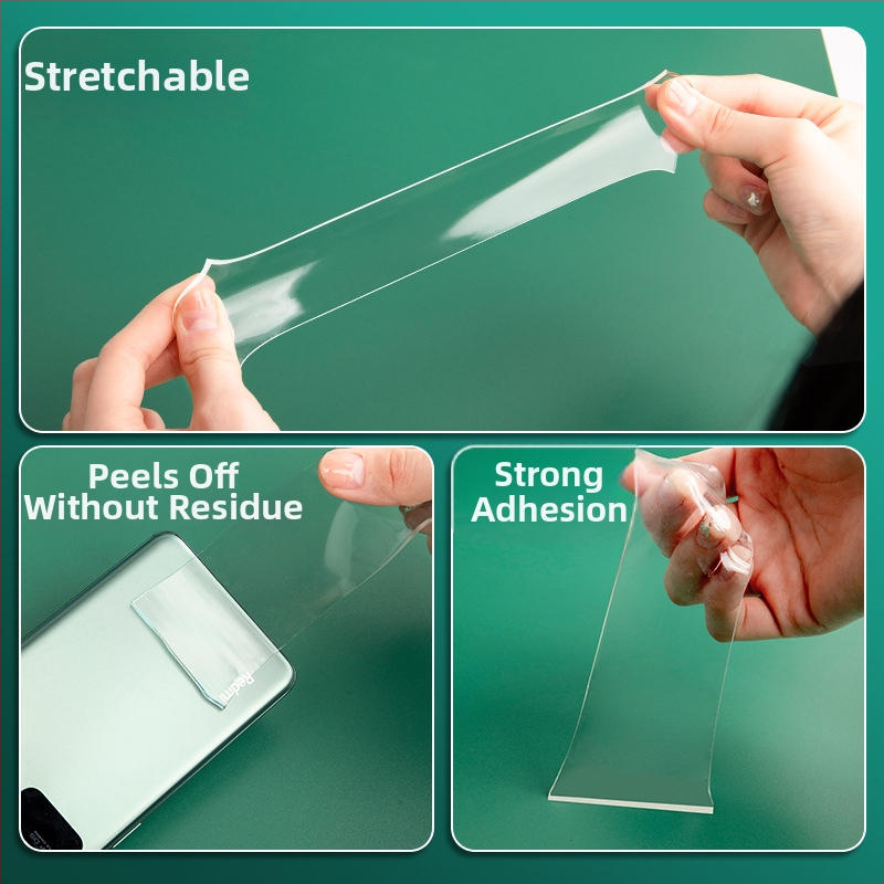 Nano kétoldalas ragasztószalag — magas viszkozitású, vízálló, átlátszó, univerzális, csúszásmentes (Márka: Smart purchase; Aljzat: PET; Vastagság: 1 mm; Alkalmazási terület: Egyéb)