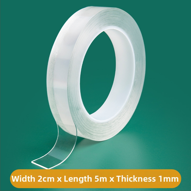 Nano kétoldalas ragasztószalag — magas viszkozitású, vízálló, átlátszó, univerzális, csúszásmentes (Márka: Smart purchase; Aljzat: PET; Vastagság: 1 mm; Alkalmazási terület: Egyéb)