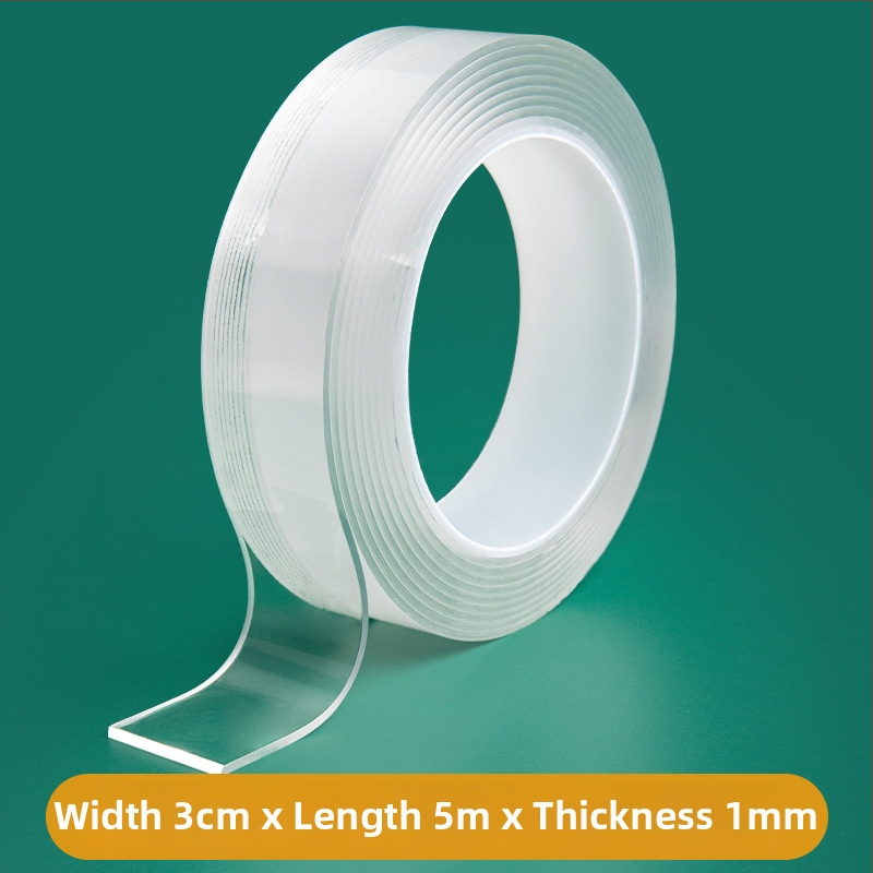 Nano kétoldalas ragasztószalag — magas viszkozitású, vízálló, átlátszó, univerzális, csúszásmentes (Márka: Smart purchase; Aljzat: PET; Vastagság: 1 mm; Alkalmazási terület: Egyéb)