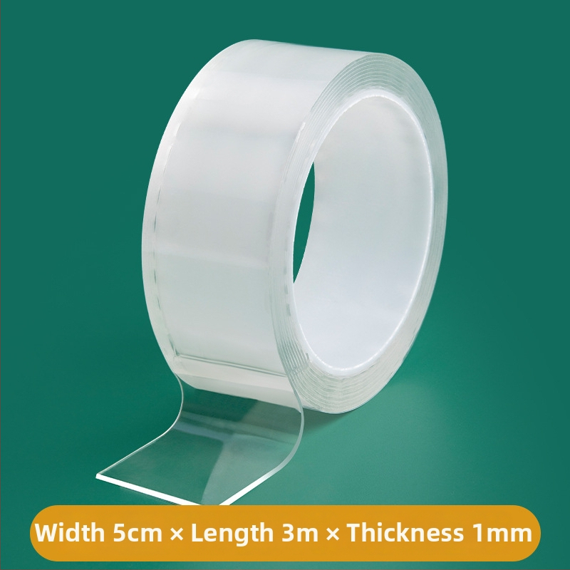 Nano kétoldalas ragasztószalag — magas viszkozitású, vízálló, átlátszó, univerzális, csúszásmentes (Márka: Smart purchase; Aljzat: PET; Vastagság: 1 mm; Alkalmazási terület: Egyéb)