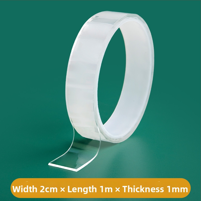 Nano kétoldalas ragasztószalag — magas viszkozitású, vízálló, átlátszó, univerzális, csúszásmentes (Márka: Smart purchase; Aljzat: PET; Vastagság: 1 mm; Alkalmazási terület: Egyéb)