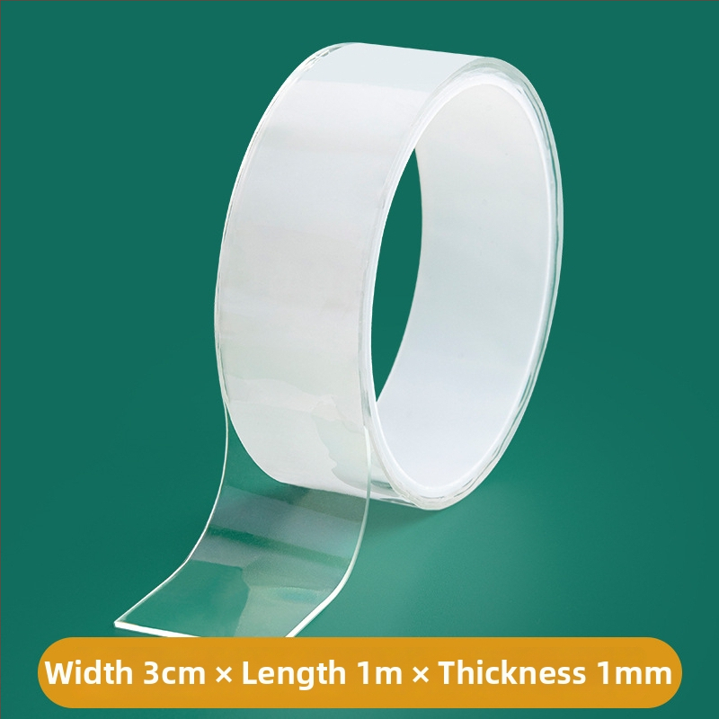 Nano kétoldalas ragasztószalag — magas viszkozitású, vízálló, átlátszó, univerzális, csúszásmentes (Márka: Smart purchase; Aljzat: PET; Vastagság: 1 mm; Alkalmazási terület: Egyéb)