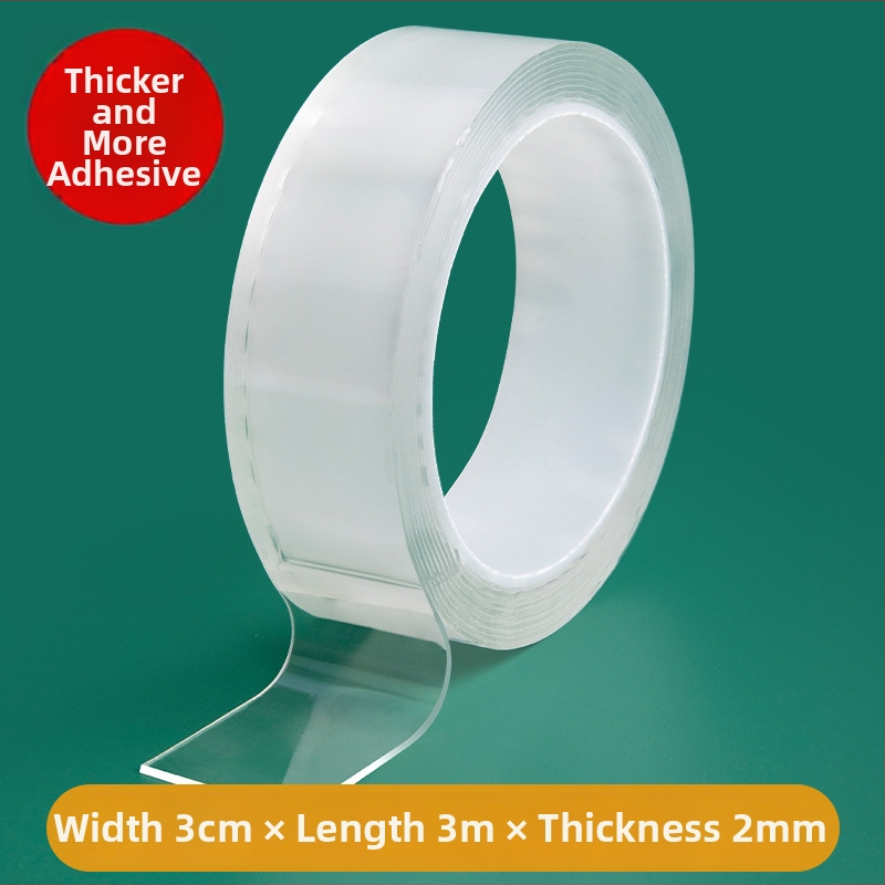 Nano kétoldalas ragasztószalag — magas viszkozitású, vízálló, átlátszó, univerzális, csúszásmentes (Márka: Smart purchase; Aljzat: PET; Vastagság: 1 mm; Alkalmazási terület: Egyéb)