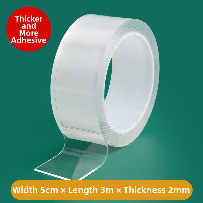 Nano kétoldalas ragasztószalag — magas viszkozitású, vízálló, átlátszó, univerzális, csúszásmentes (Márka: Smart purchase; Aljzat: PET; Vastagság: 1 mm; Alkalmazási terület: Egyéb)