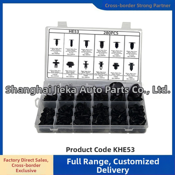 Jikaxing KHE54 Clipuri pentru interior auto – 330 buc., plastic/nylon, compatibile cu Toyota, Honda, BMW, Daewoo, GM, Mazda, Jeep, Suzuki