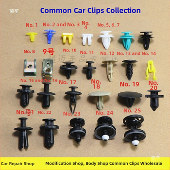 Clip panou interior ușă/portbagaj, oțel inox, model 412, compatibil OEM