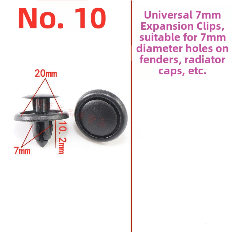 Clip panou interior ușă/portbagaj, oțel inox, model 412, compatibil OEM