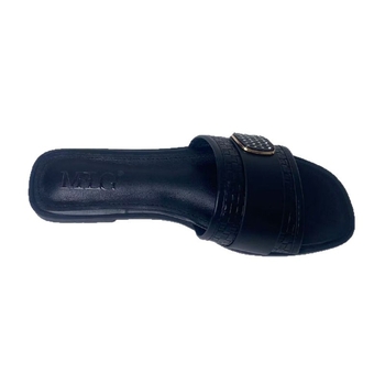 Slapi pentru adulți, NN cataramă, talpă plată, exterior din material special, căptușeală din piele artificială, talpă din cauciuc, culoare solidă, Vara 2025