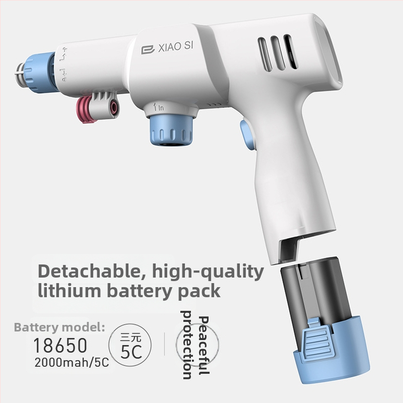 Bezdrôtový čistiaci stroj na auto s lítiumovou batériou, 16V, 100W, 5 m hadica, max. tlak 1 MPa, max. prietok 2,9 L