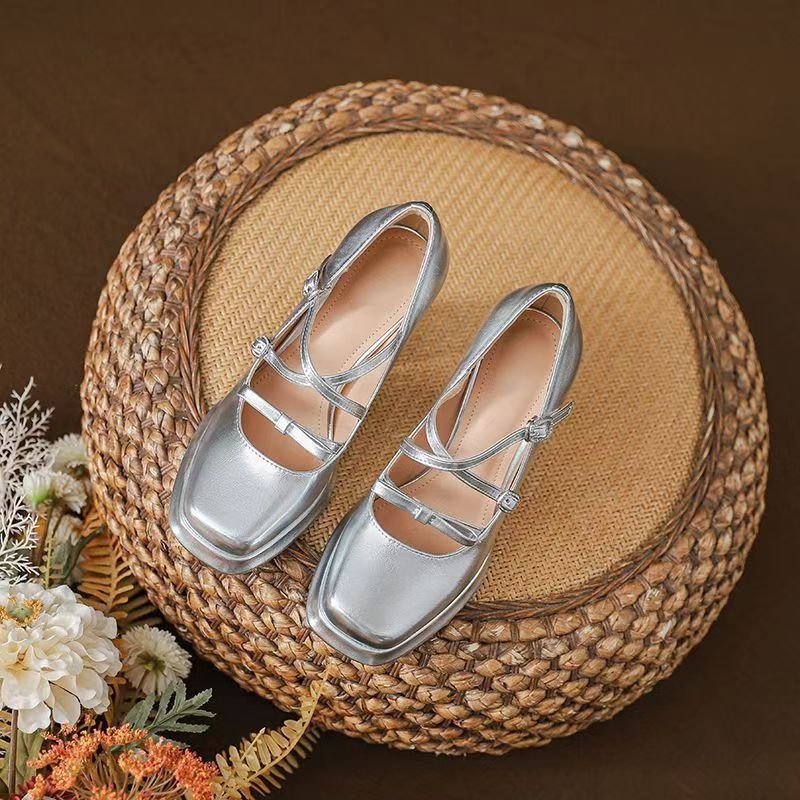 Pantofi cu toc înalt pentru femei, exterior PU, toc de pisică, toc mic sub 3 cm, talpă din cauciuc, căptușeală PU