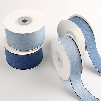 Denim traka od poliestera-pamuka – Elegant; pogodna za odjeću, šešire, dodatke za kosu i DIY projekte