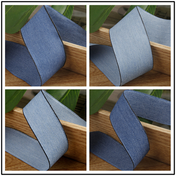 Denim traka od poliestera-pamuka – Elegant; pogodna za odjeću, šešire, dodatke za kosu i DIY projekte