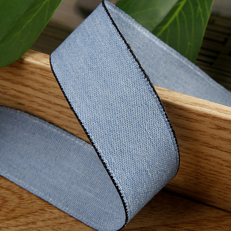 Denim traka od poliestera-pamuka – Elegant; pogodna za odjeću, šešire, dodatke za kosu i DIY projekte
