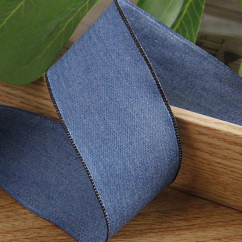 Denim traka od poliestera-pamuka – Elegant; pogodna za odjeću, šešire, dodatke za kosu i DIY projekte