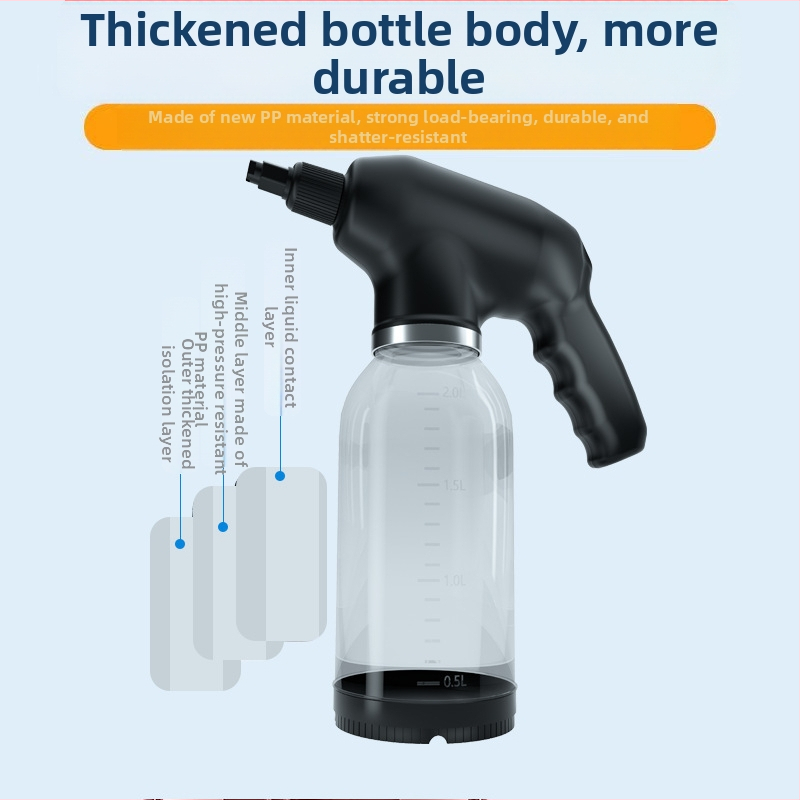 Elektrický pištol na penu pre umývanie auta, prenosné bezdrôtové zariadenie na penu, 12V, 18W, objem 2000 ml, hmotnosť 600 g, 1200 rpm