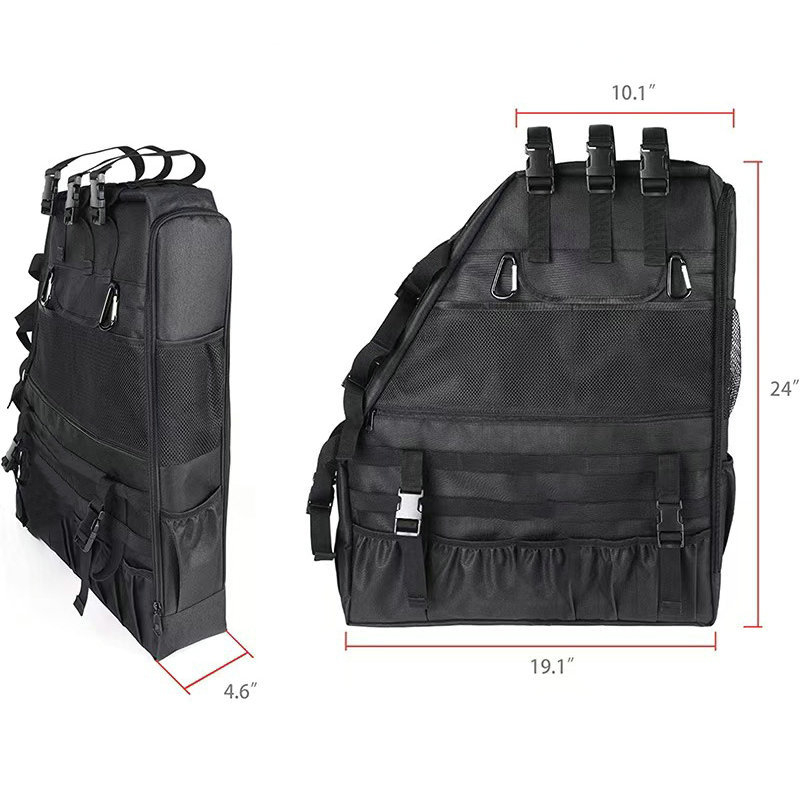 Τσάντα εργαλείων εκτός δρόμου για Wrangler με αντι-ανατροπή στήριγμα (polyester)