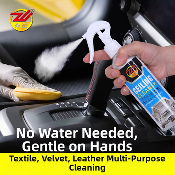 Spray pentru curățarea interiorului mașinii: plafon din țesătură și scaune din piele – formulă lichidă, detergenți, personalizare procesare