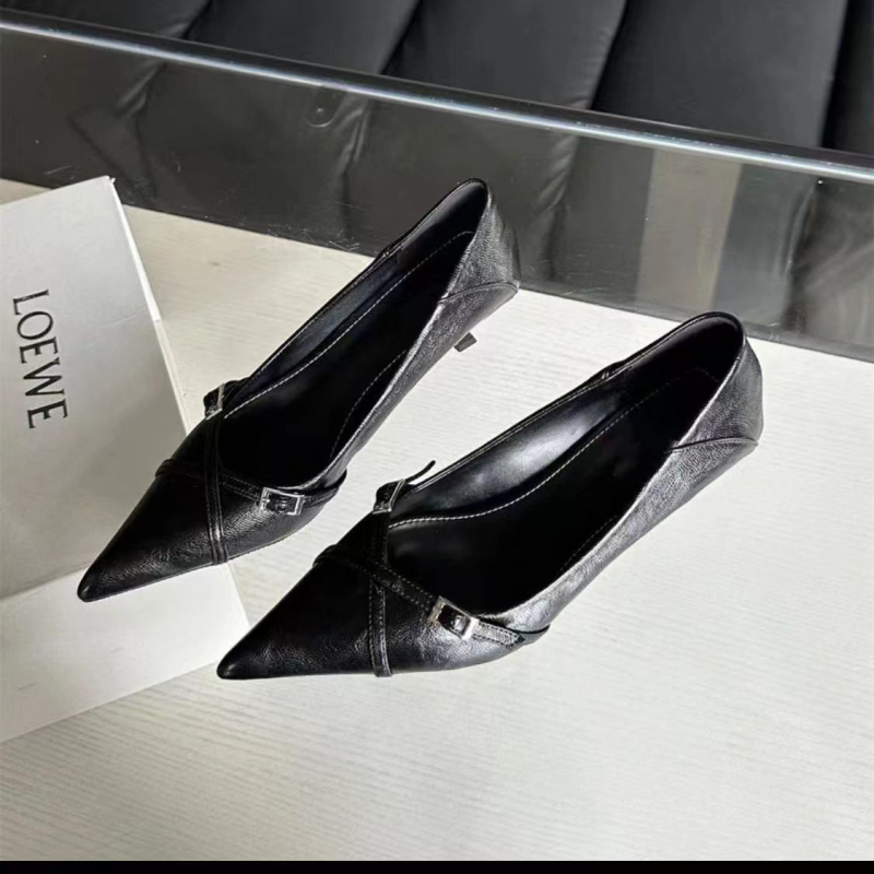 Elegantne Mary Jane ravne cipele s gornjim dijelom od mikrovlaknaste kože, niski pet do 3 cm, srednji oblik petu