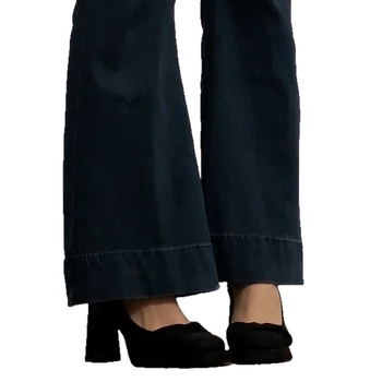 Cipele s visokim potpeticama od PU, kvadratni nos, debeli potpetica, visina potpetice 6–8 cm, slip-on