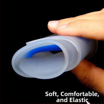 Прозрачни силиконови стелки за дамски обувки с токчета, седемточков дизайн, ортопедична стелка, модел JYZ-XR-QF02, подходящи за лято, пролет и есен