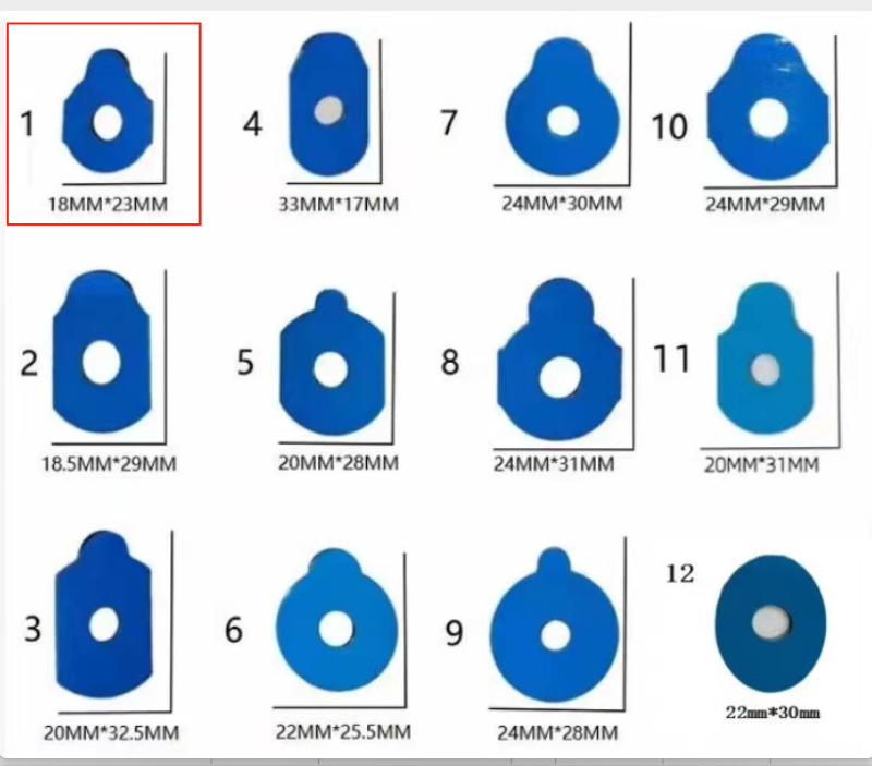 Lencse csiszolásához csúszásmentes ragasztószalag - PE, 0,8 mm, magas hőmérsékletű ragasztó, -20–150°C, üveg kötéséhez