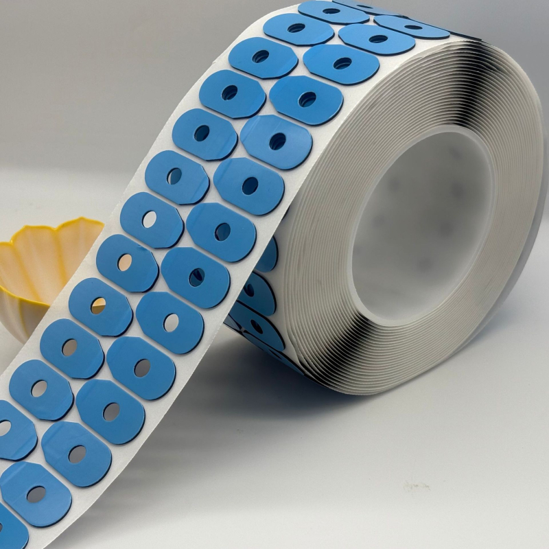 Lencse csiszolásához csúszásmentes ragasztószalag - PE, 0,8 mm, magas hőmérsékletű ragasztó, -20–150°C, üveg kötéséhez