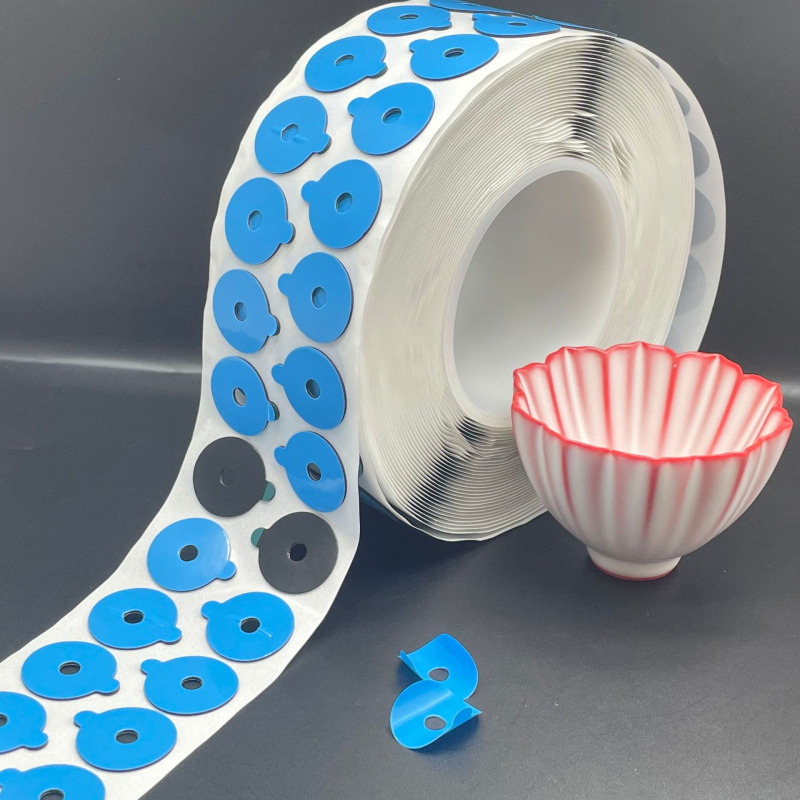 Lencse csiszolásához csúszásmentes ragasztószalag - PE, 0,8 mm, magas hőmérsékletű ragasztó, -20–150°C, üveg kötéséhez