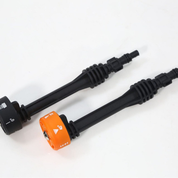 Pistol de apă pentru spălarea mașinii, cu baterie litiu, duză reglabilă 6 în 1, nucleu din cupru, greutate 93,6 g